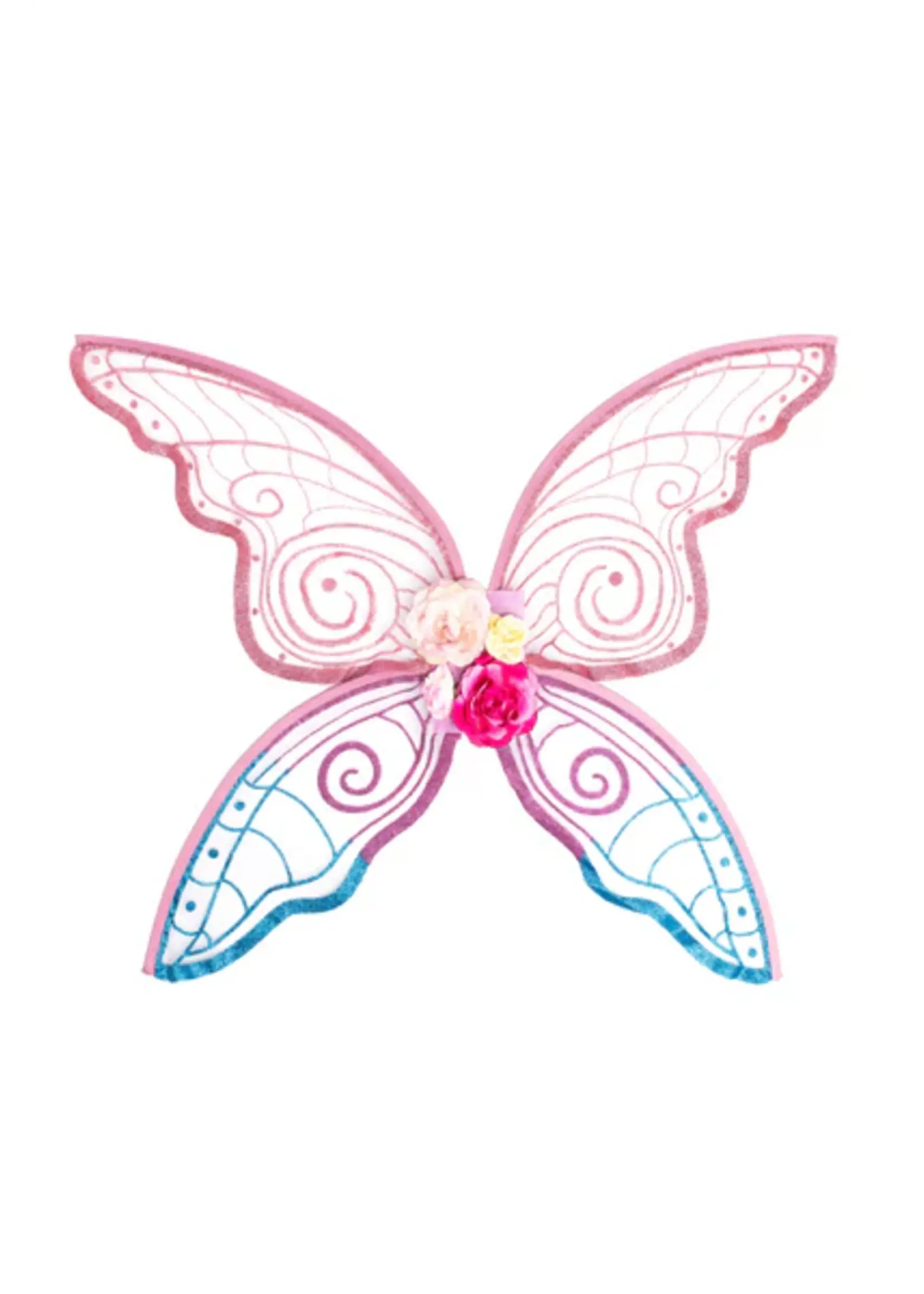 DRESS UP FAIRY BLOSSOM WINGS PINK AND BLUE