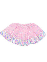 DRESS UP PARTY FUN SEQUINS SKIRT PINK SIZE 4-6