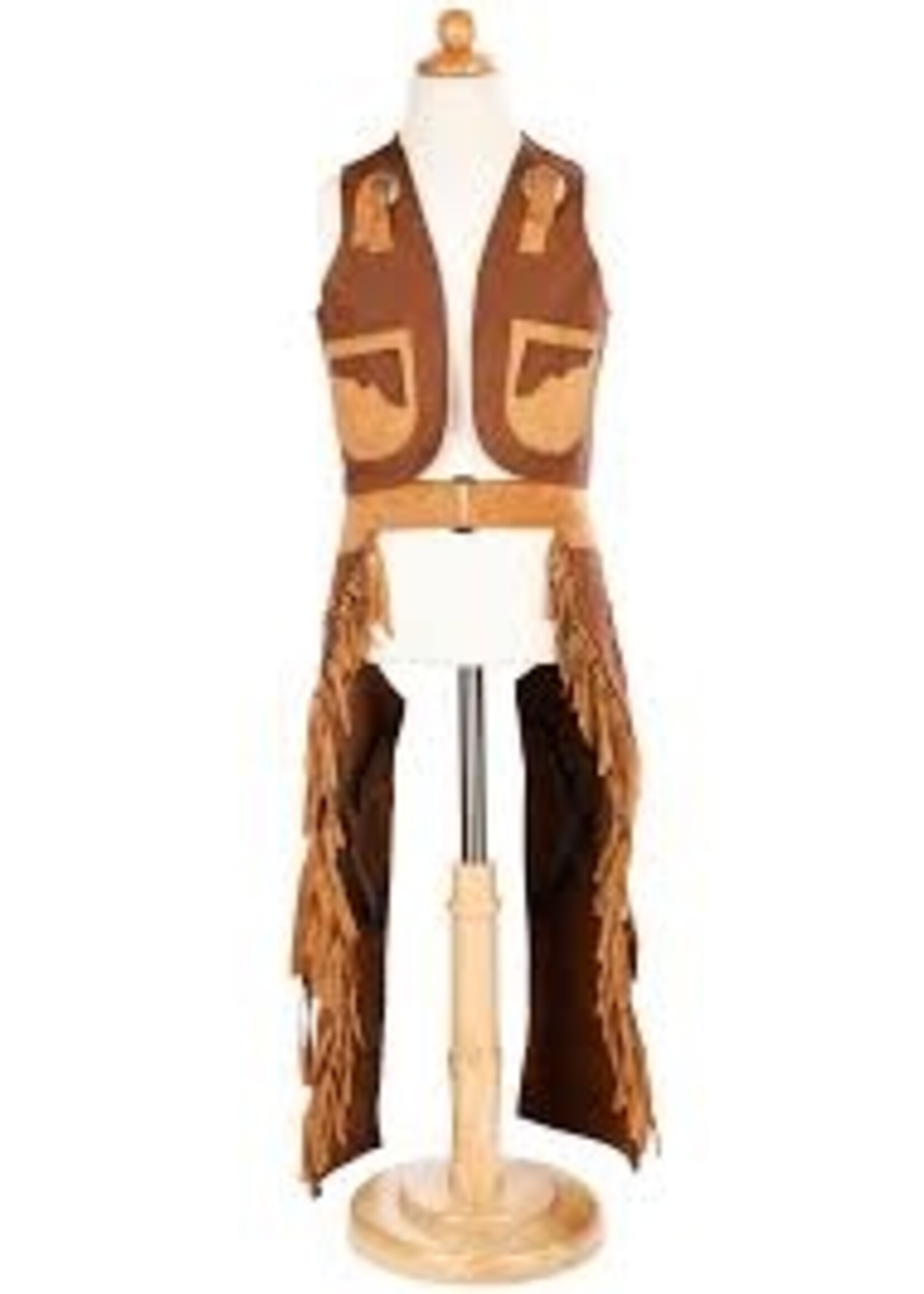 DRESS UP COWBOY VEST AND CHAPS 7-8