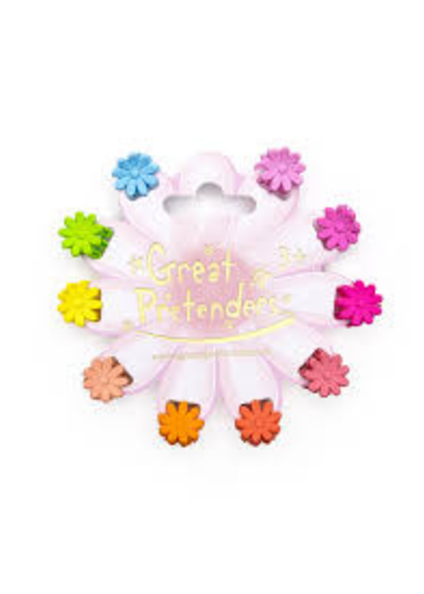 JEWELRY DAISY DELIGHT MINI HAIRCLIPS 10CT