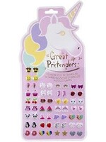 DRESS UP UNICORN STICK ON EARRINGS 30 CT