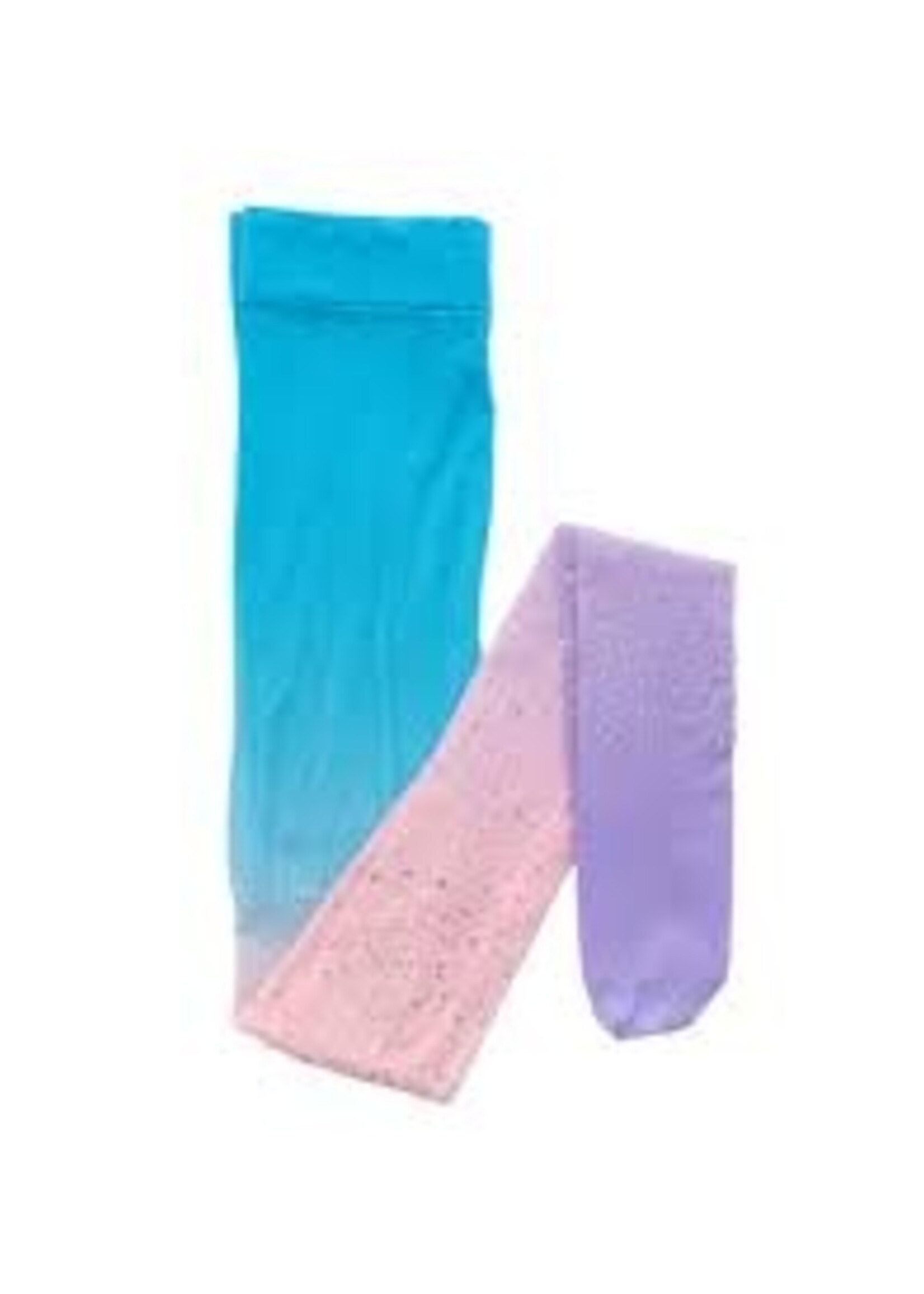 DRESS UP RIGNSTONE TIGHTS BLUE PINK LILAC OMBRE 3-8