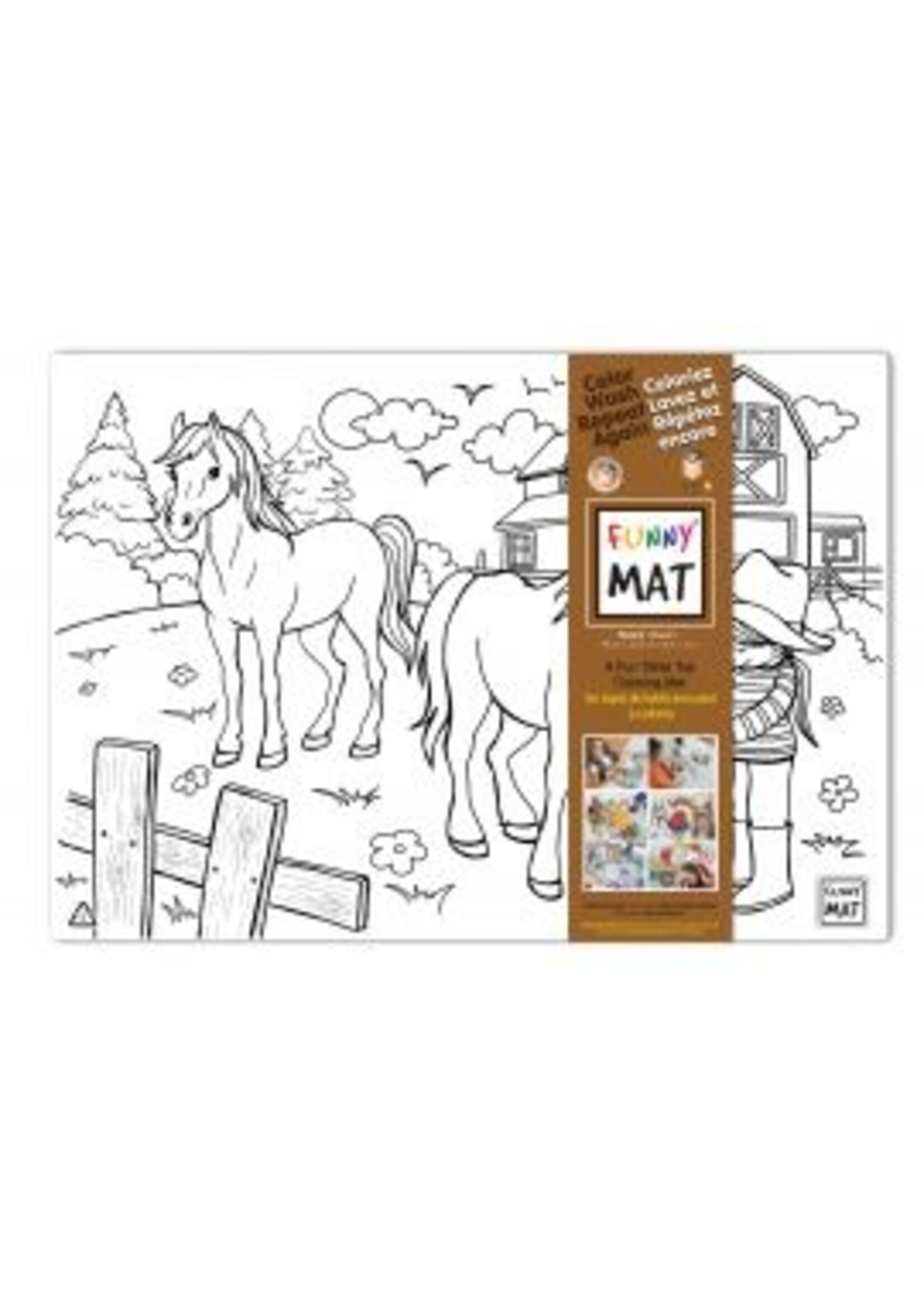 FUNNY MAT HORSES