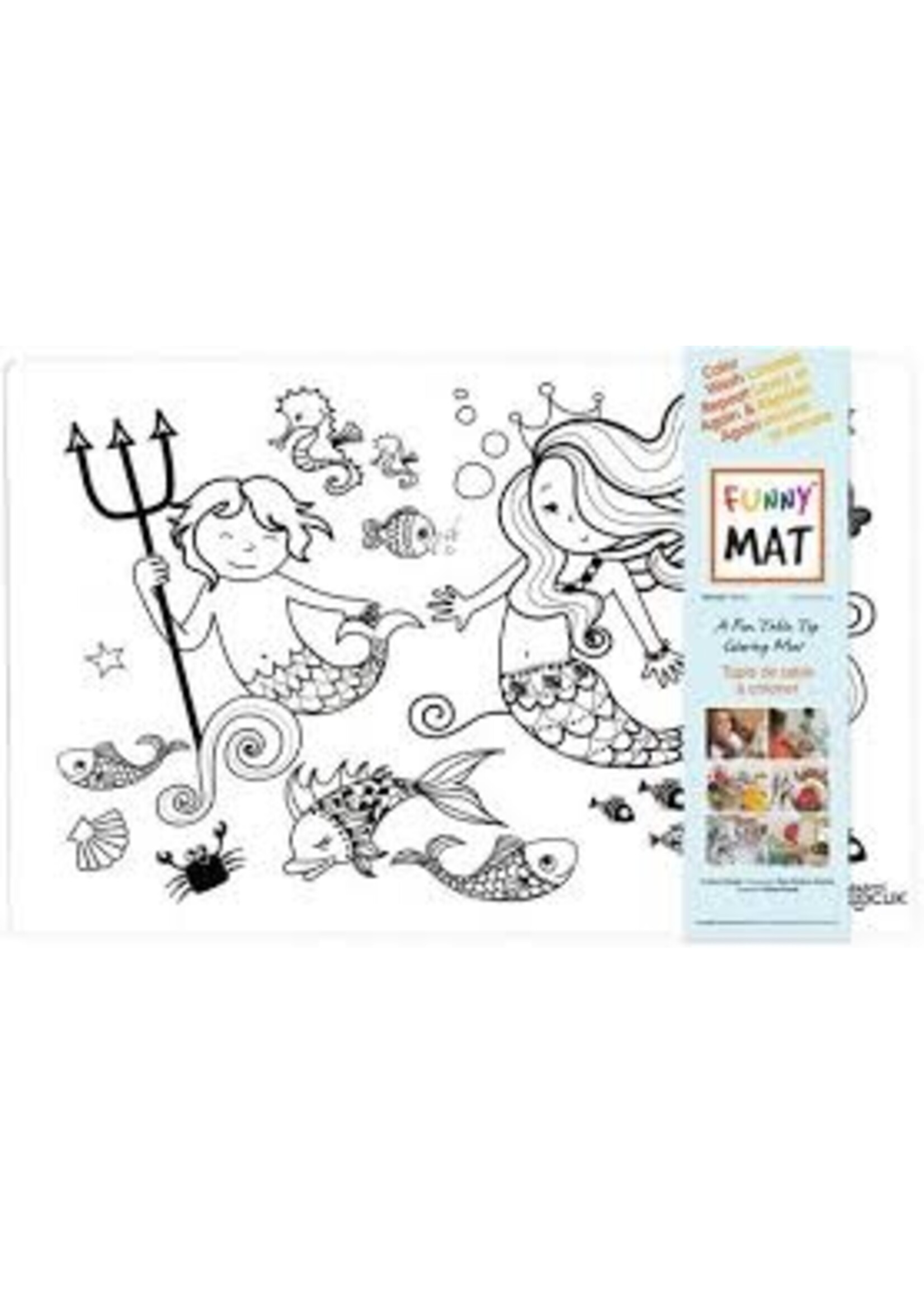 FUNNY MAT MERMAID