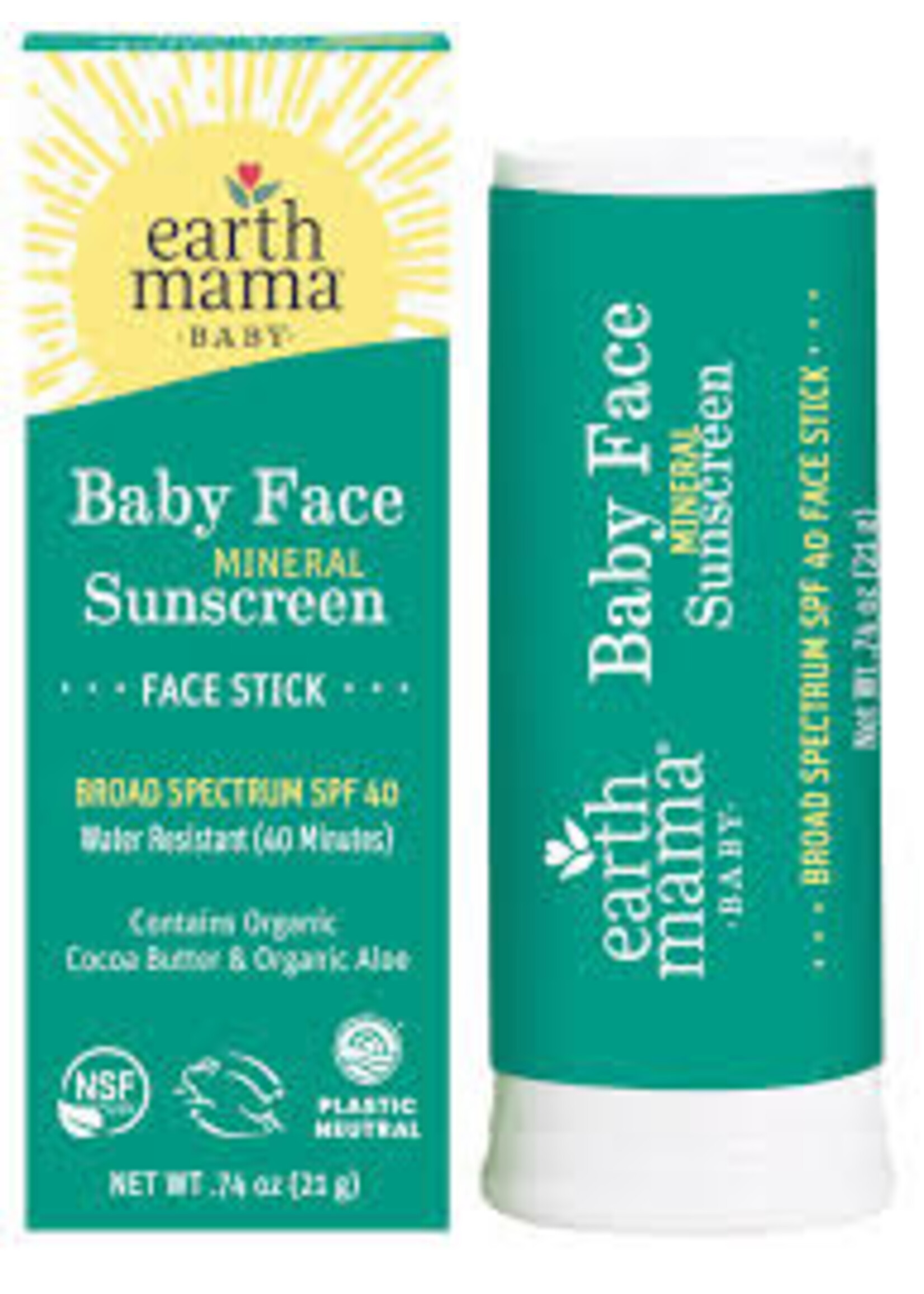 EARTH MAMA EARTH MAMA BABY FACE SUNSCREEN