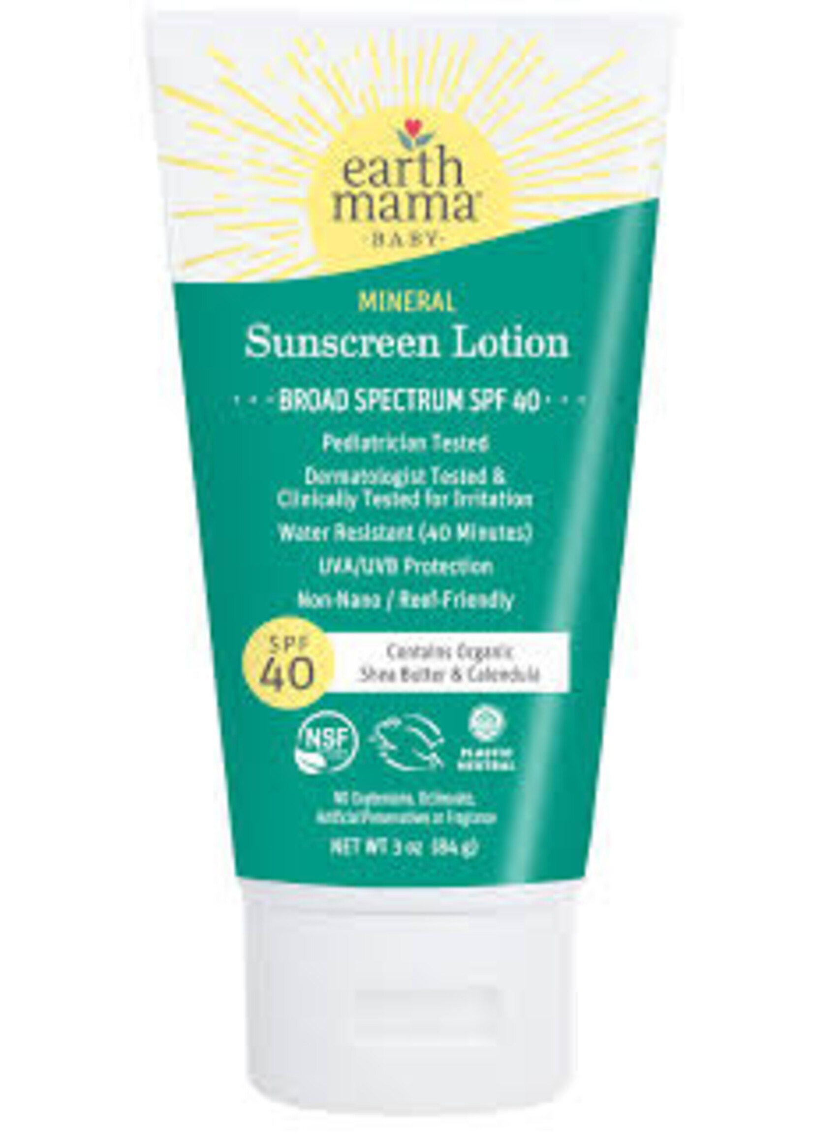 EARTH MAMA EARTH MAMA MINERAL SUNSCREEN LOTION