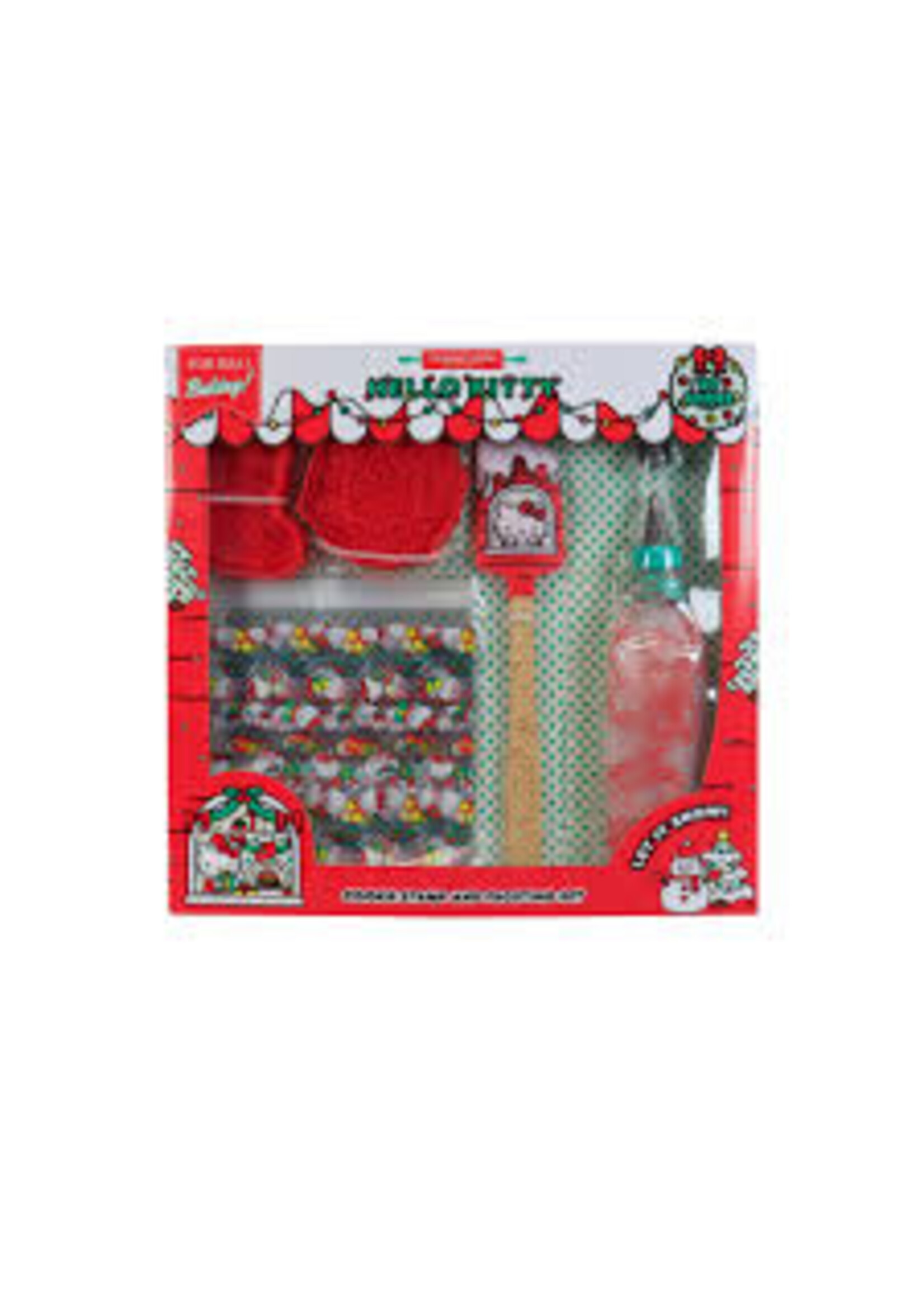 HANDSTAND KITCHEN HELLO KITTY COOKIE STAMP AND FROSTING SET