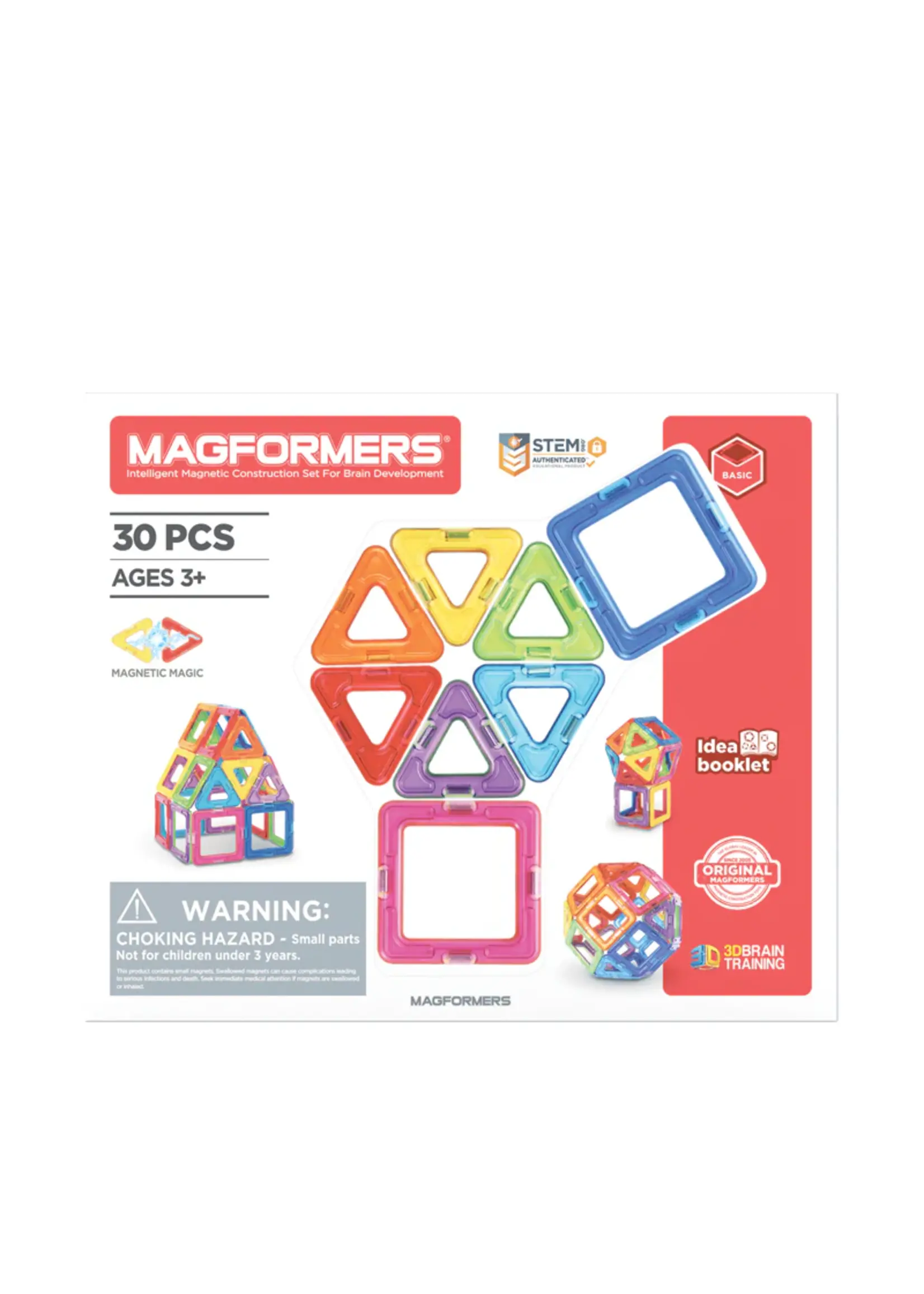 MAGFORMERS 30 PIECE RAINBOW