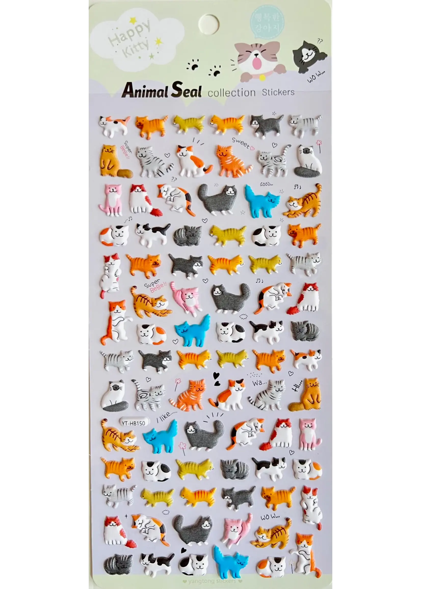 BC STICKERS PUFFY KITTY