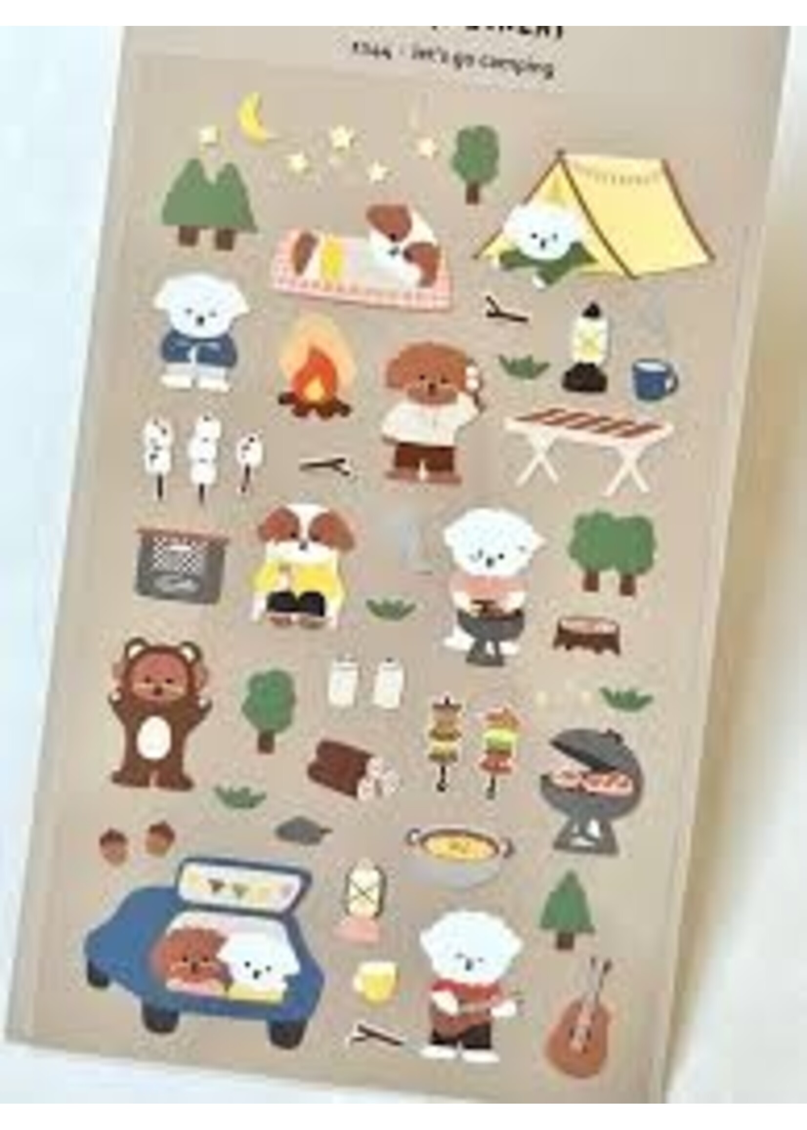 BC STICKERS LET'S GO CAMPING