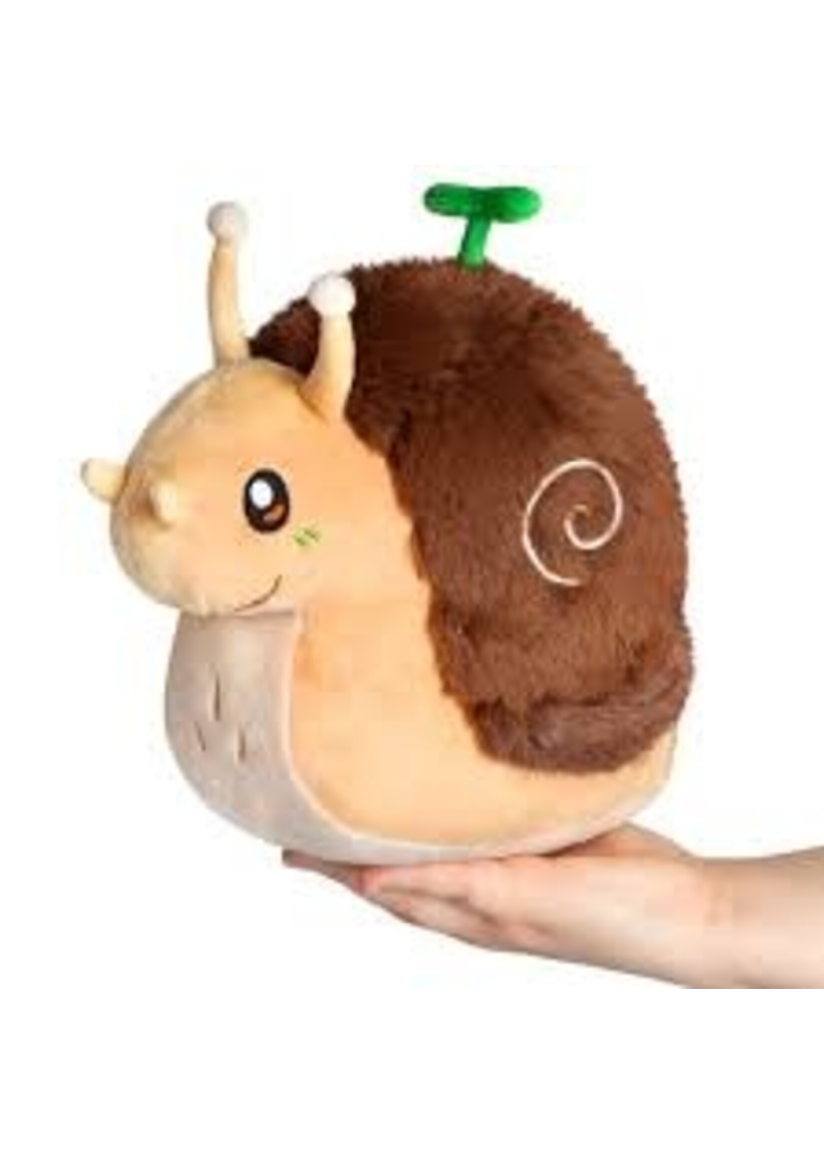 PLUSH SQUISHABLE MINI GARDEN SNAIL