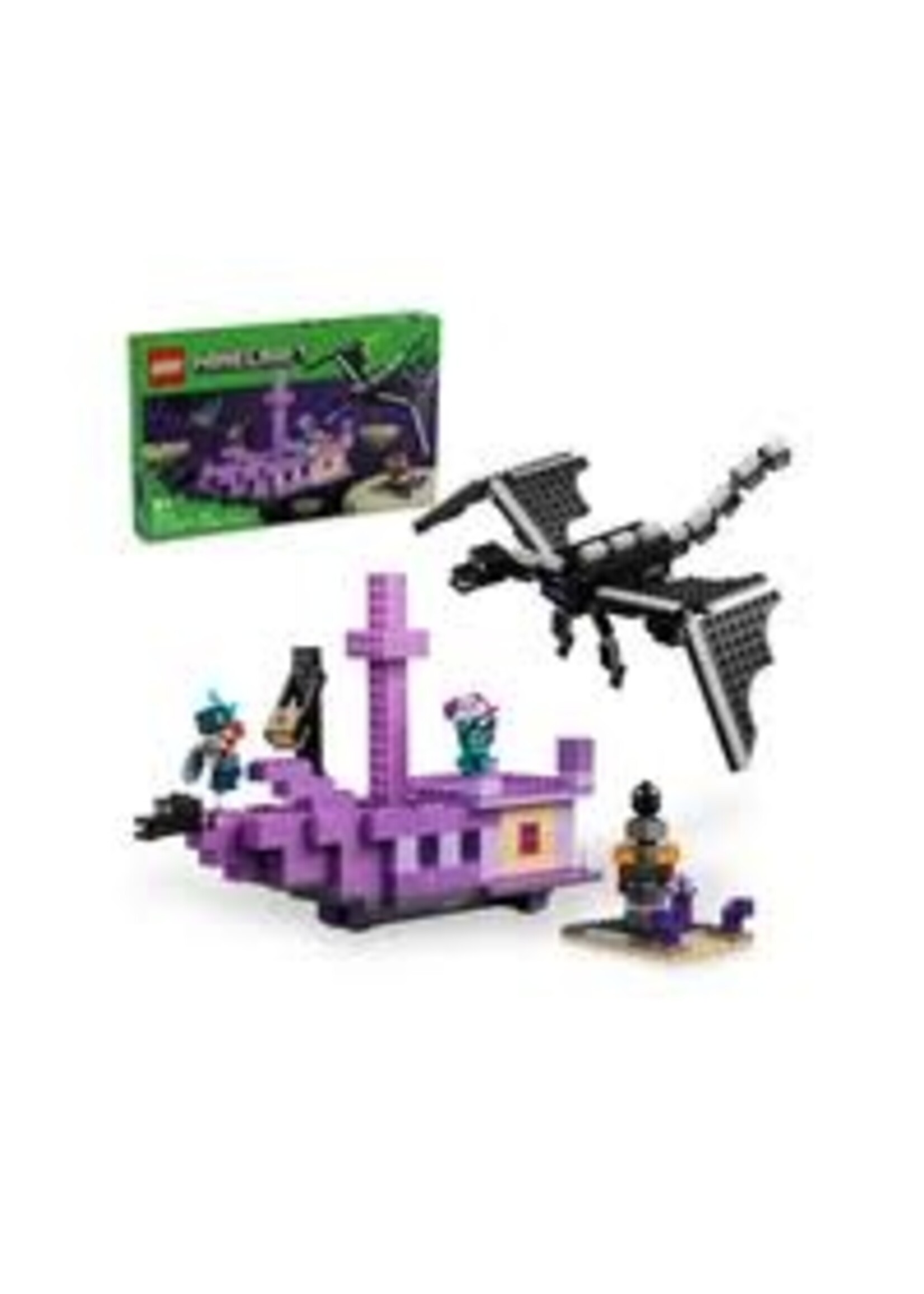 LEGO LEGO THE ENDER DRAGON AND END SHIP