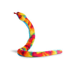 PLUSH SNAKE RAINBOW