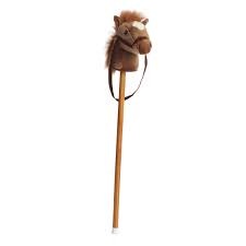 PLUSH STICK PONY BROWN GIDDY UP