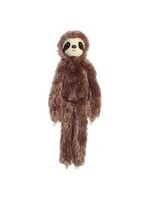 AURORA PLUSH SLOTH TAUPE HANGING