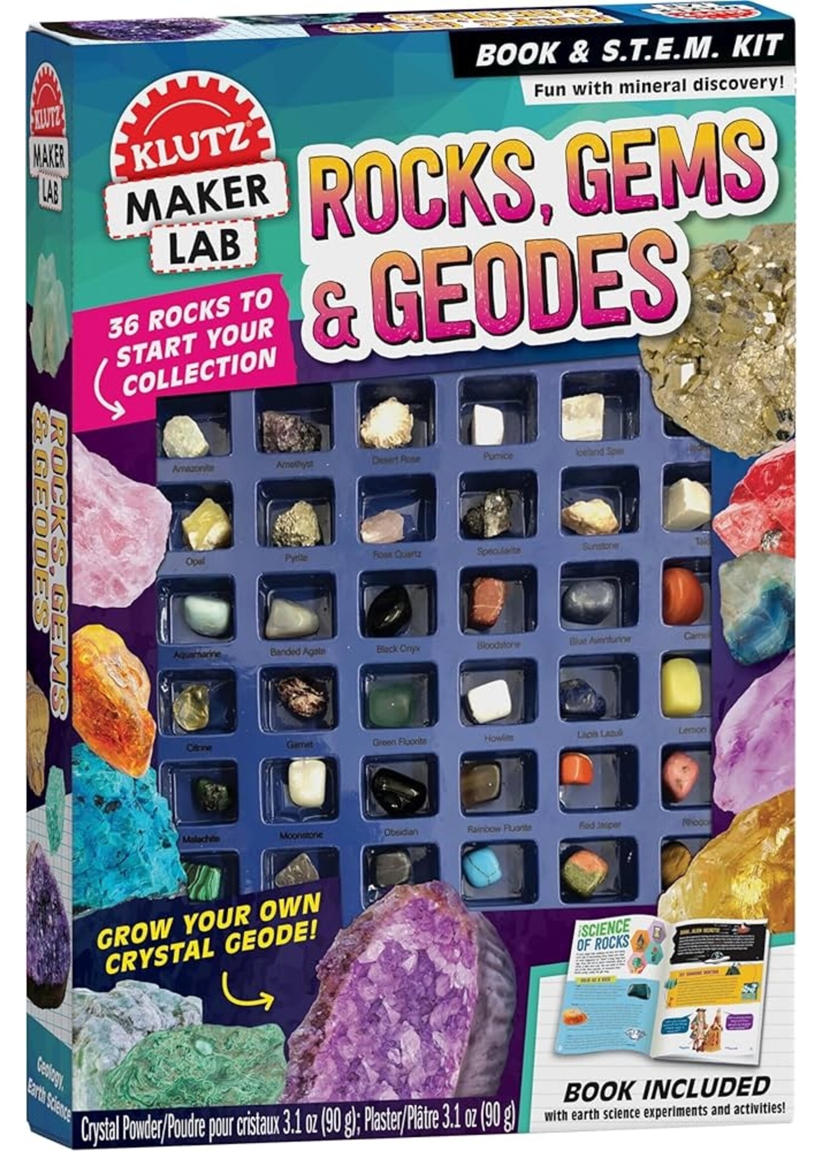 KLUTZ KLUTZ ROCKS GEMS AND GEODES