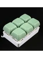 STRUDEL3D KEYBOARD FIDGET 6 KEY MINT GREEN CLICKY
