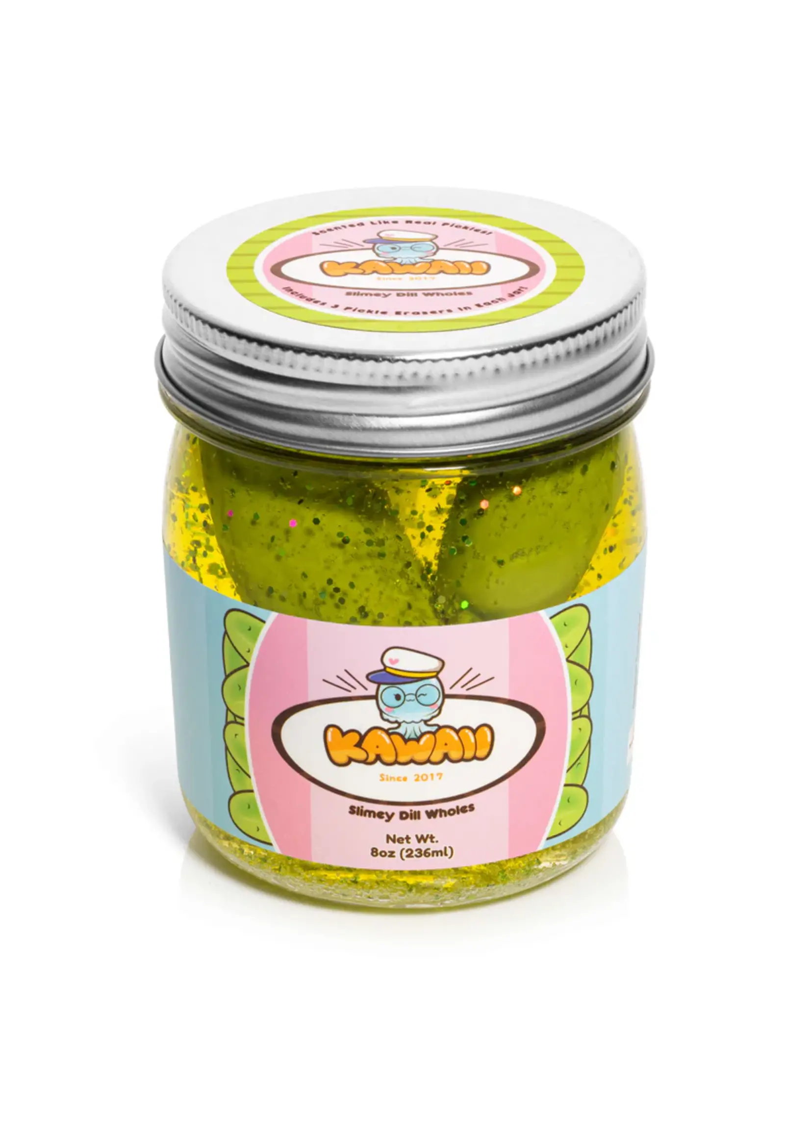 KAWAII SLIME KAWAII SLIME SHIMMERY PICKLE CLEAR SLIME