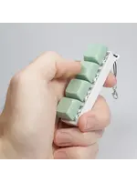 STRUDEL3D KEYBOARD FIDGET 2X2 4 PIECE MINT GREEN CLICKY