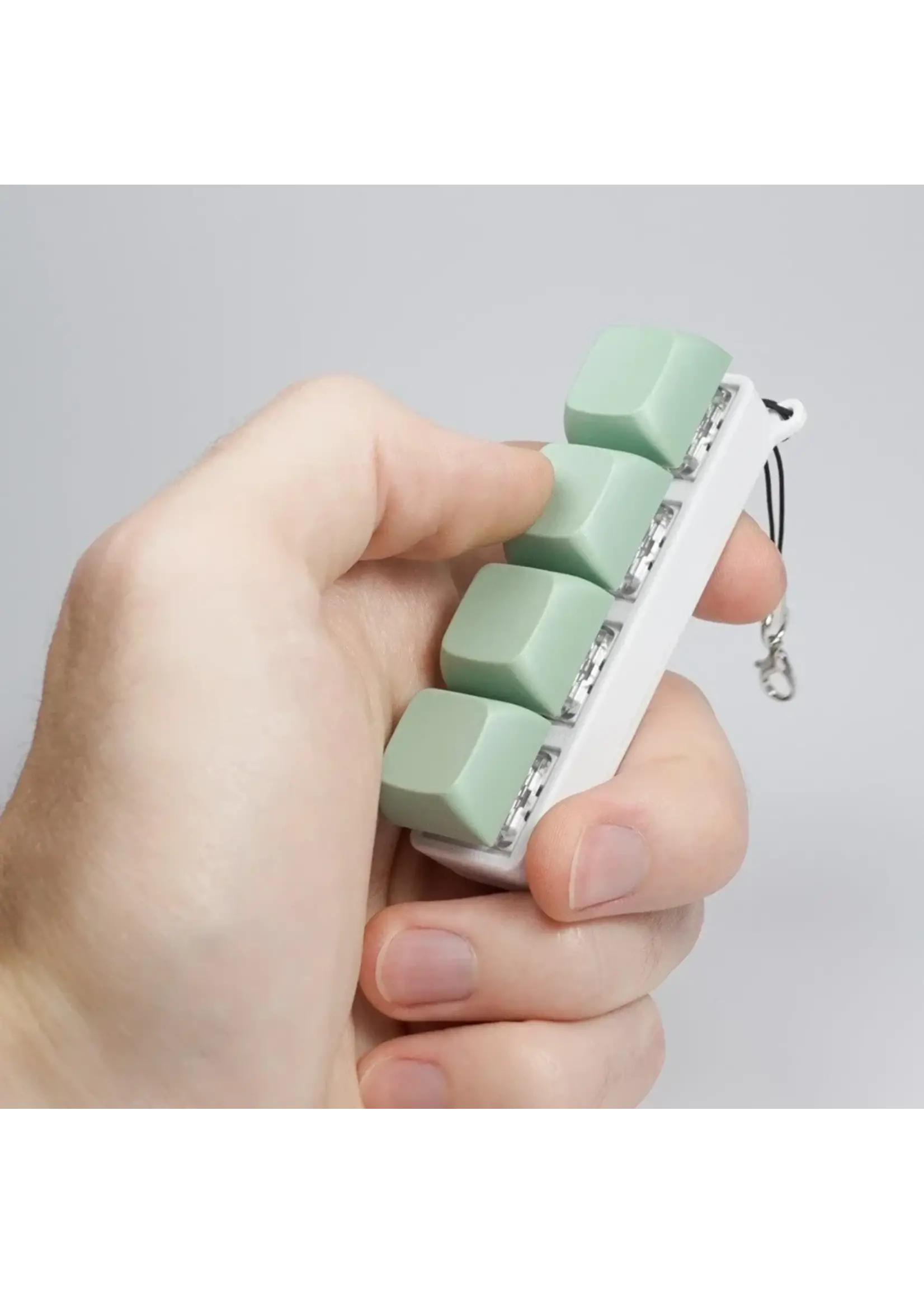STRUDEL3D KEYBOARD FIDGET MINT GREEN FOUR KEY CLICKY