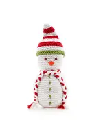 PEBBLE PLUSH SNOWMAN RATTLE PEBBLE