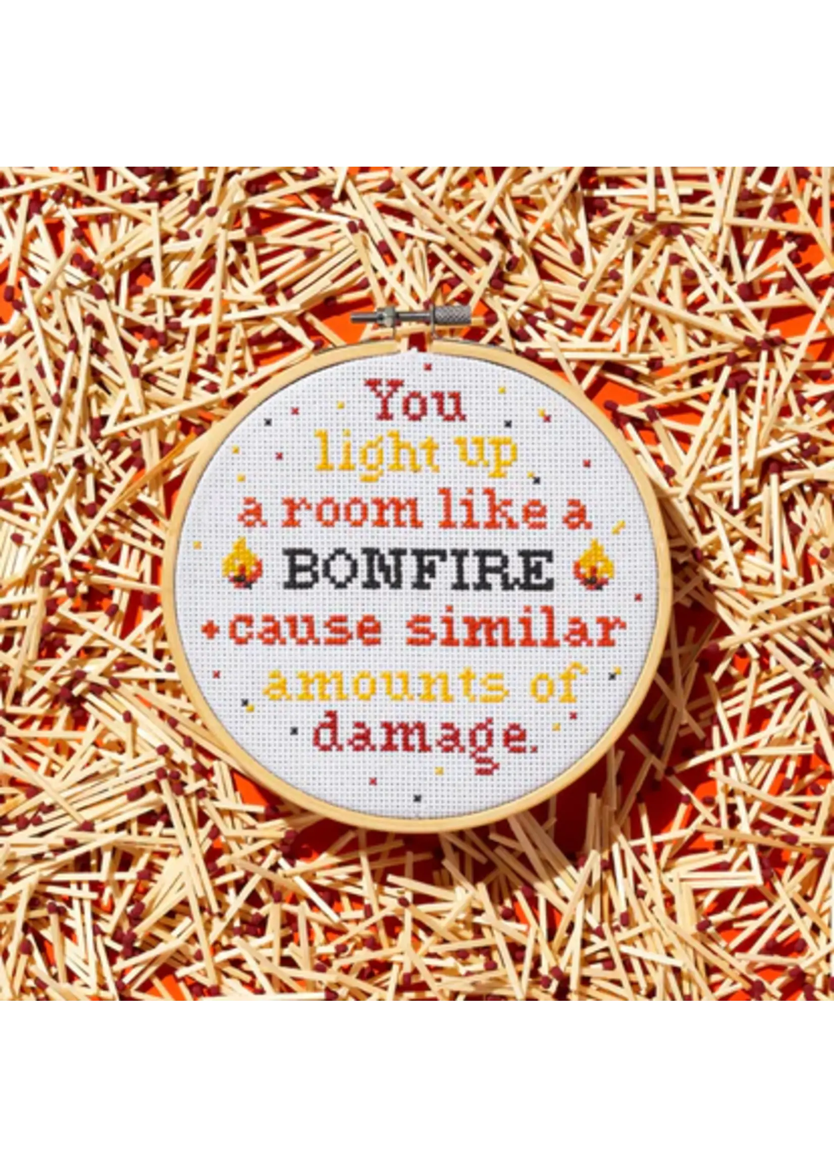 HACHETTE CROSS STITCH KIT BONFIRE
