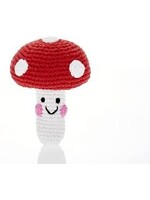 PEBBLE PLUSH MUSHROOM RATTLE PEBBLE