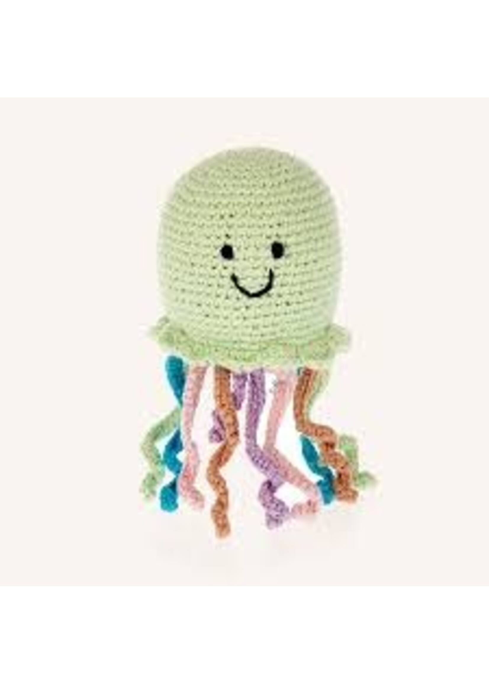 PEBBLE PLUSH JELLYFISH RATTLE PEBBLE