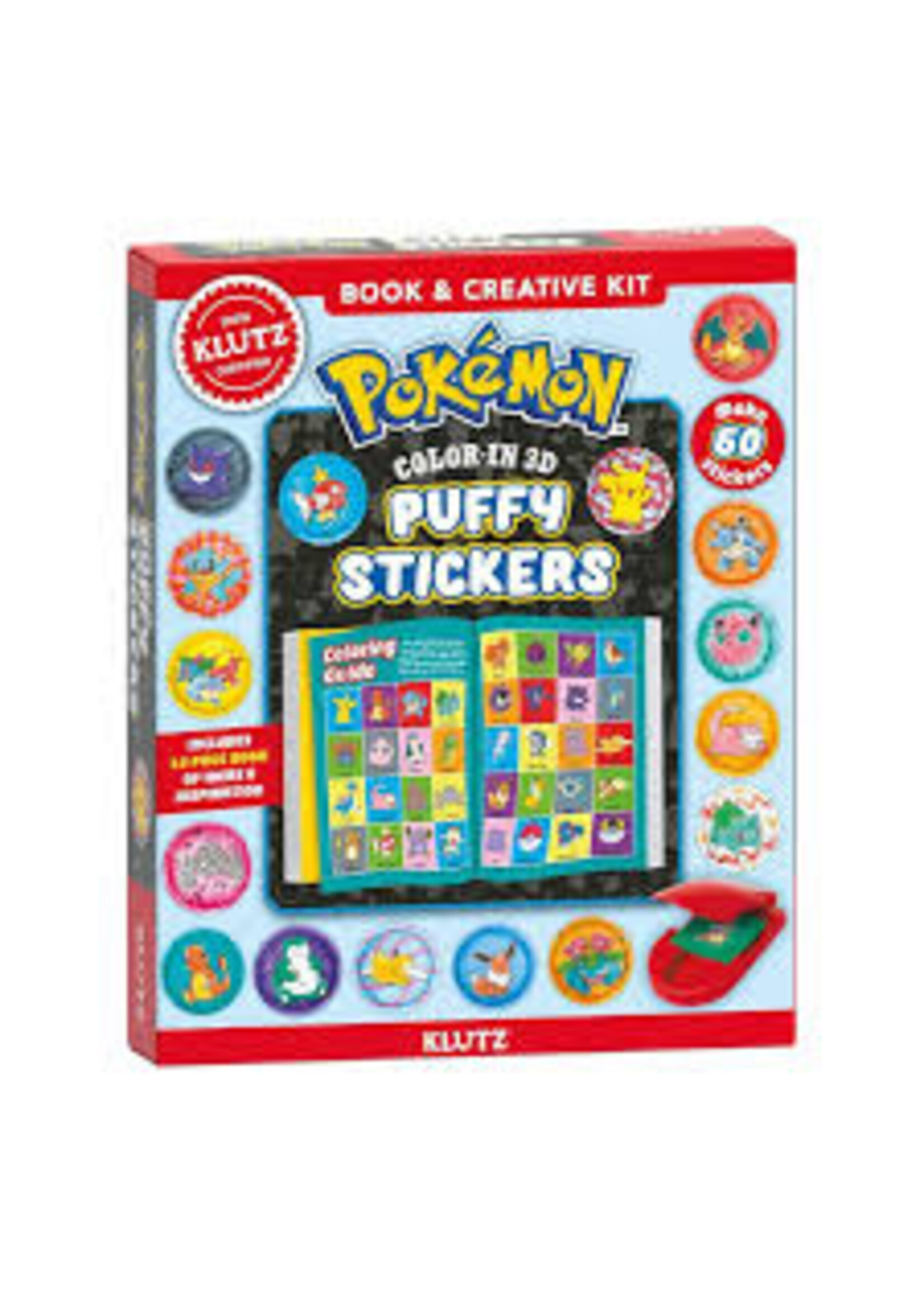 KLUTZ KLUTZ POKEMON COLOR IN 3D PUFFY STICKERS