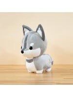 BELLZI PLUSH MINI GRAY WOLF WOLFI