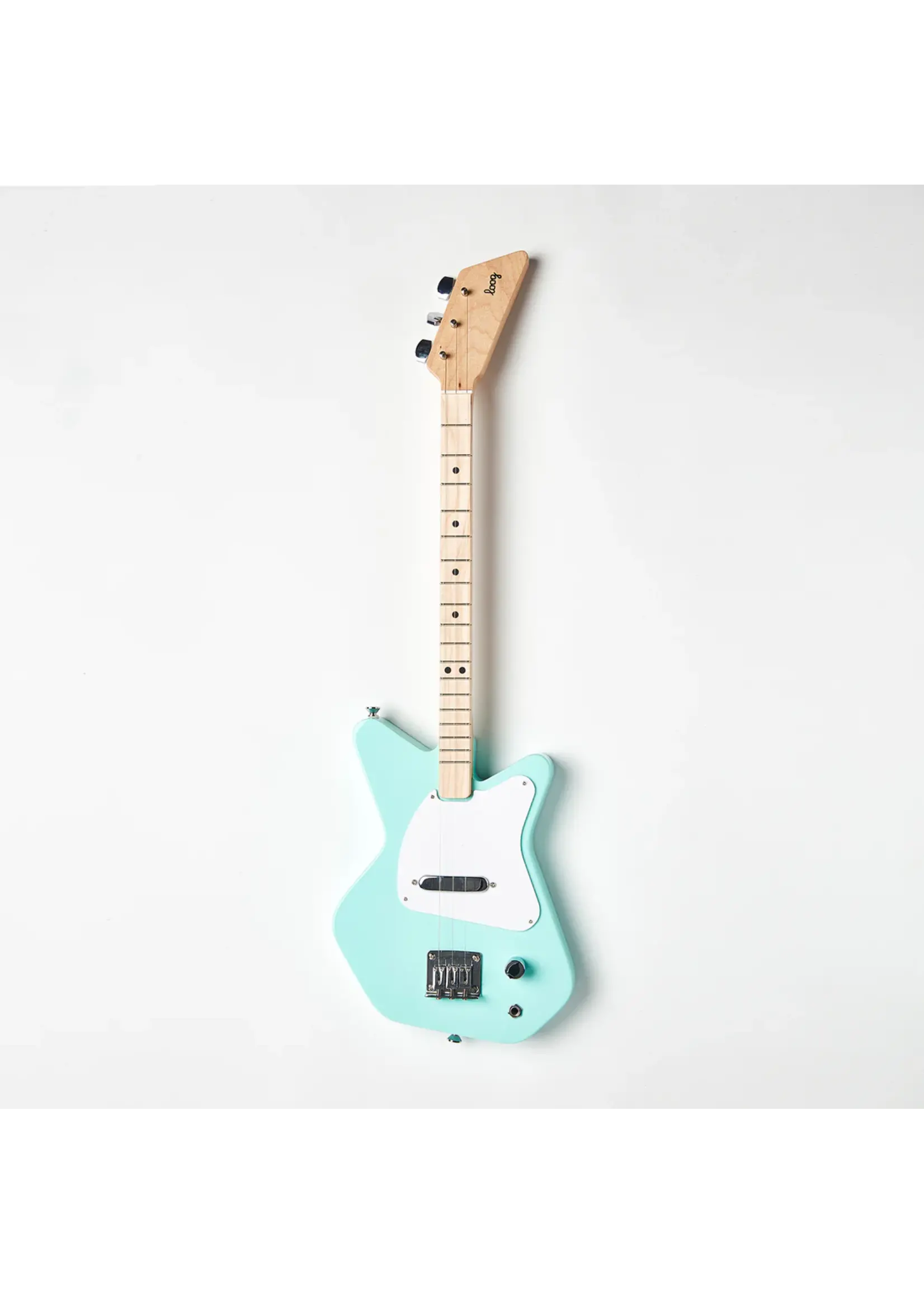 LOOG GUITAR GREEN ELECTRIC 9+