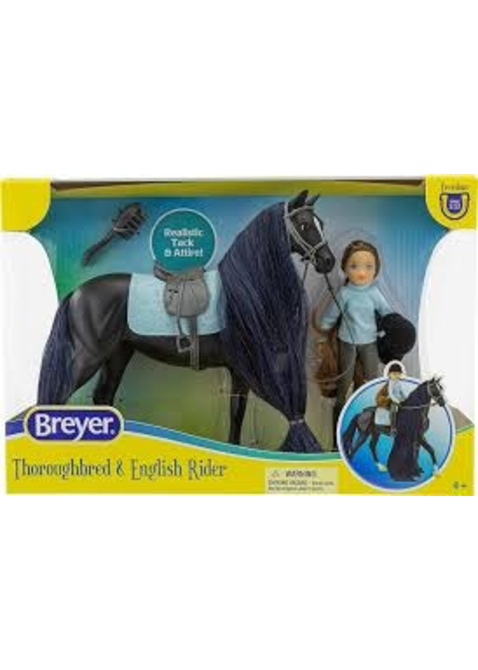 REEVES INTERNATIONAL (BREYER & COLLECTA) BREYER JET & ENGLISH RIDER CHARLOTTE
