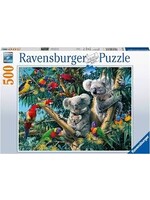 RAVENSBURGER PUZZLE 500 PC KOALAS IN A TREE