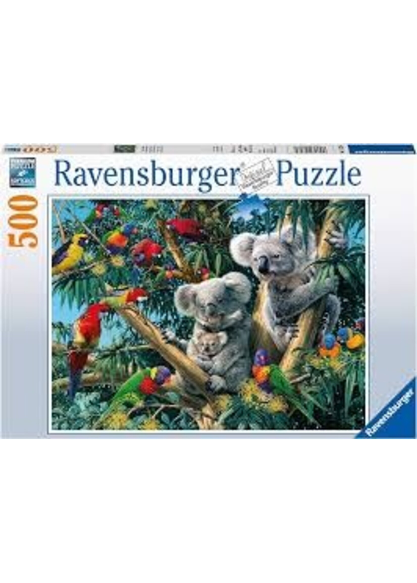 RAVENSBURGER PUZZLE 500 PC KOALAS IN A TREE