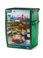 RAVENSBURGER BRIO RAILWAY WORLD DELUXE SET