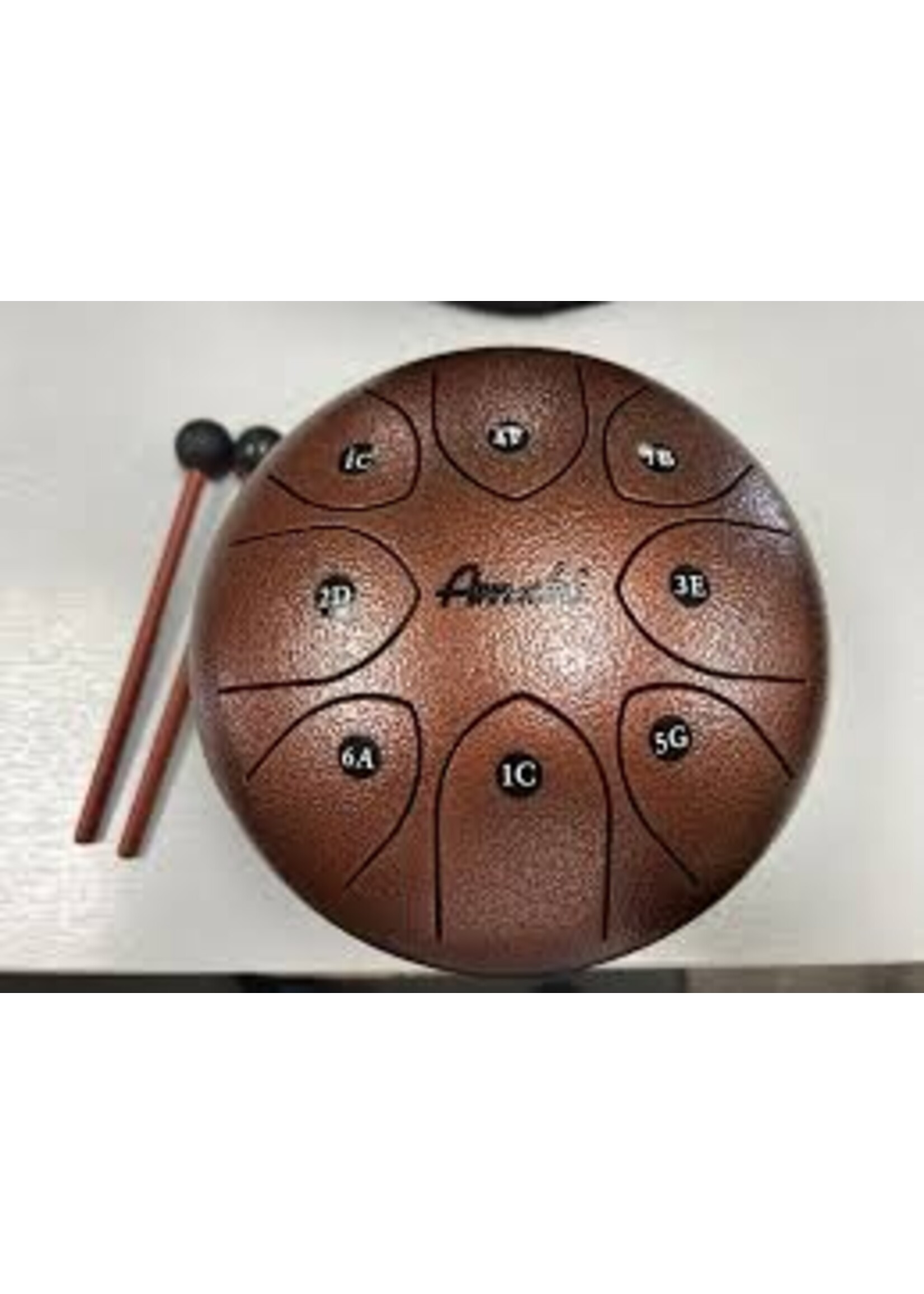 AMAHI STEEL TONGUE DRUM BRONZE 8"