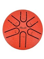 AMAHI STEEL TONGUE DRUM RED 3"