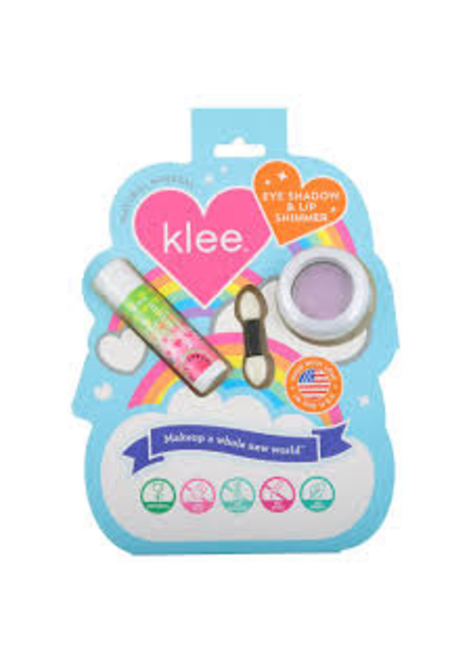 KLEE KLEE KIDS LILAC SPARKLES EYE SHADOW AND LIP SHIMMER