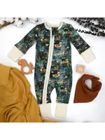 EARTHY BABY PAJAMAS 2-WAY ZIP HARBOR 9-12M