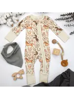 EARTHY BABY PAJAMAS 2-WAY ZIP RYDER 6-9M