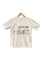 BAREFOOT BABY SHIRT LETS GO FISHING YOUTH XS