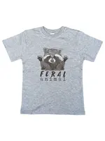 BAREFOOT BABY SHIRT FERAL ANIMAL YOUTH S