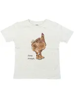 BAREFOOT BABY SHIRT CHICKEN FREE RANGE YOUTH XS