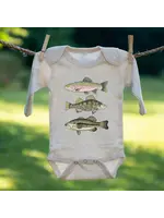 BAREFOOT BABY BABY CLOTHES FISH 3-6M