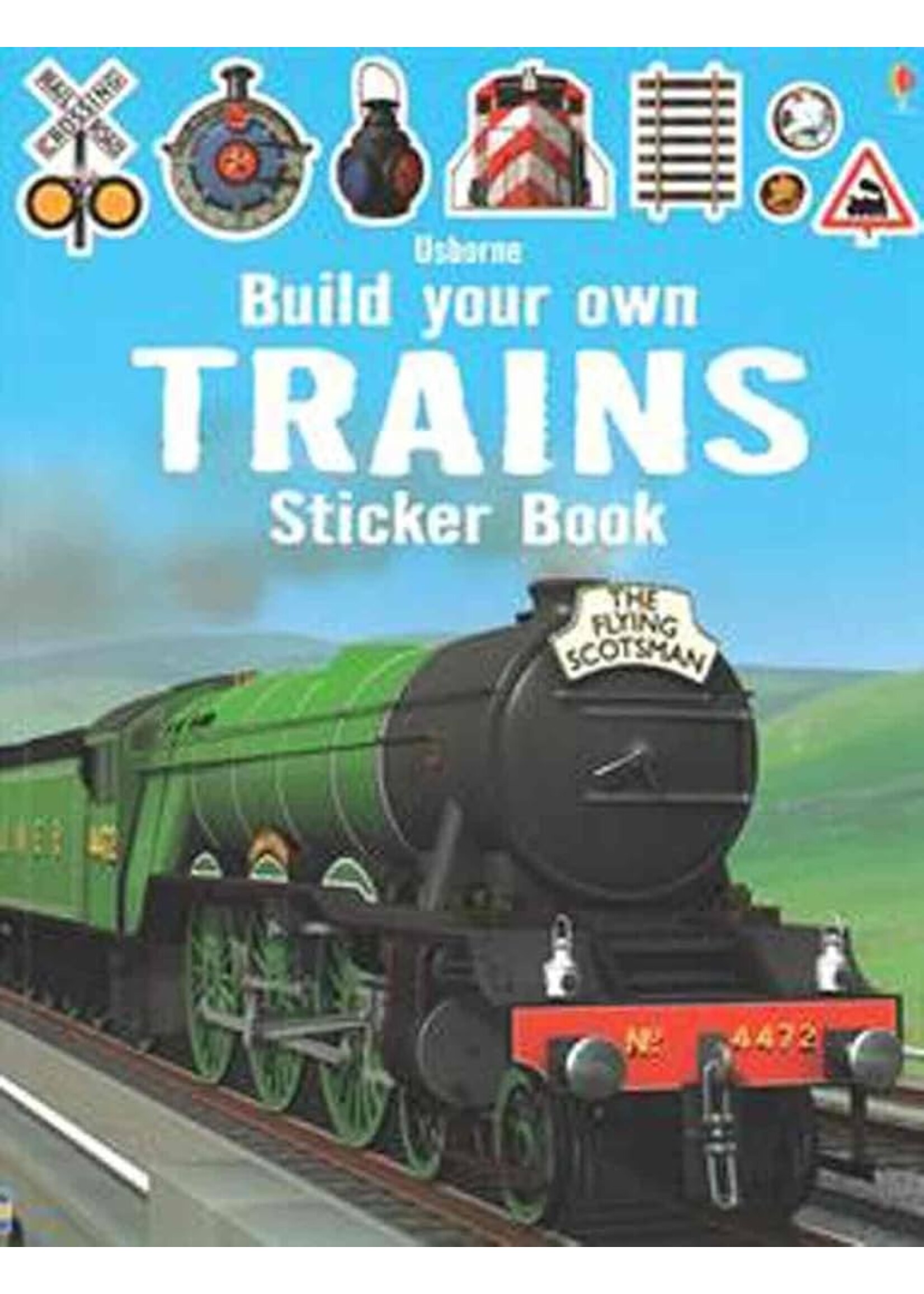 HARPER COLLINS BOOK BUILD YOUR OWN TRAINS STICKERS