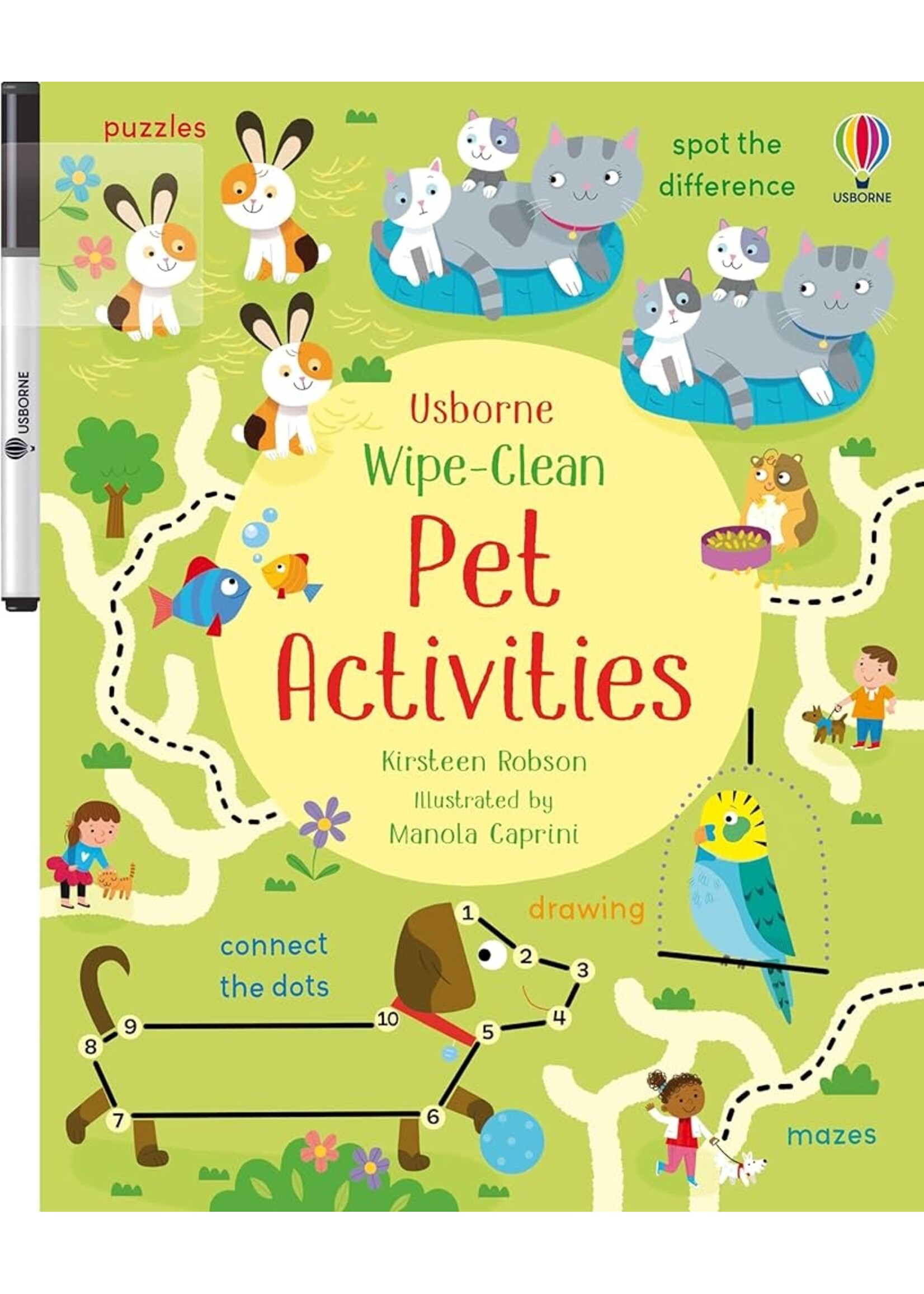 HARPER COLLINS BOOK WIPE CLEAN PET ACTIVITIES