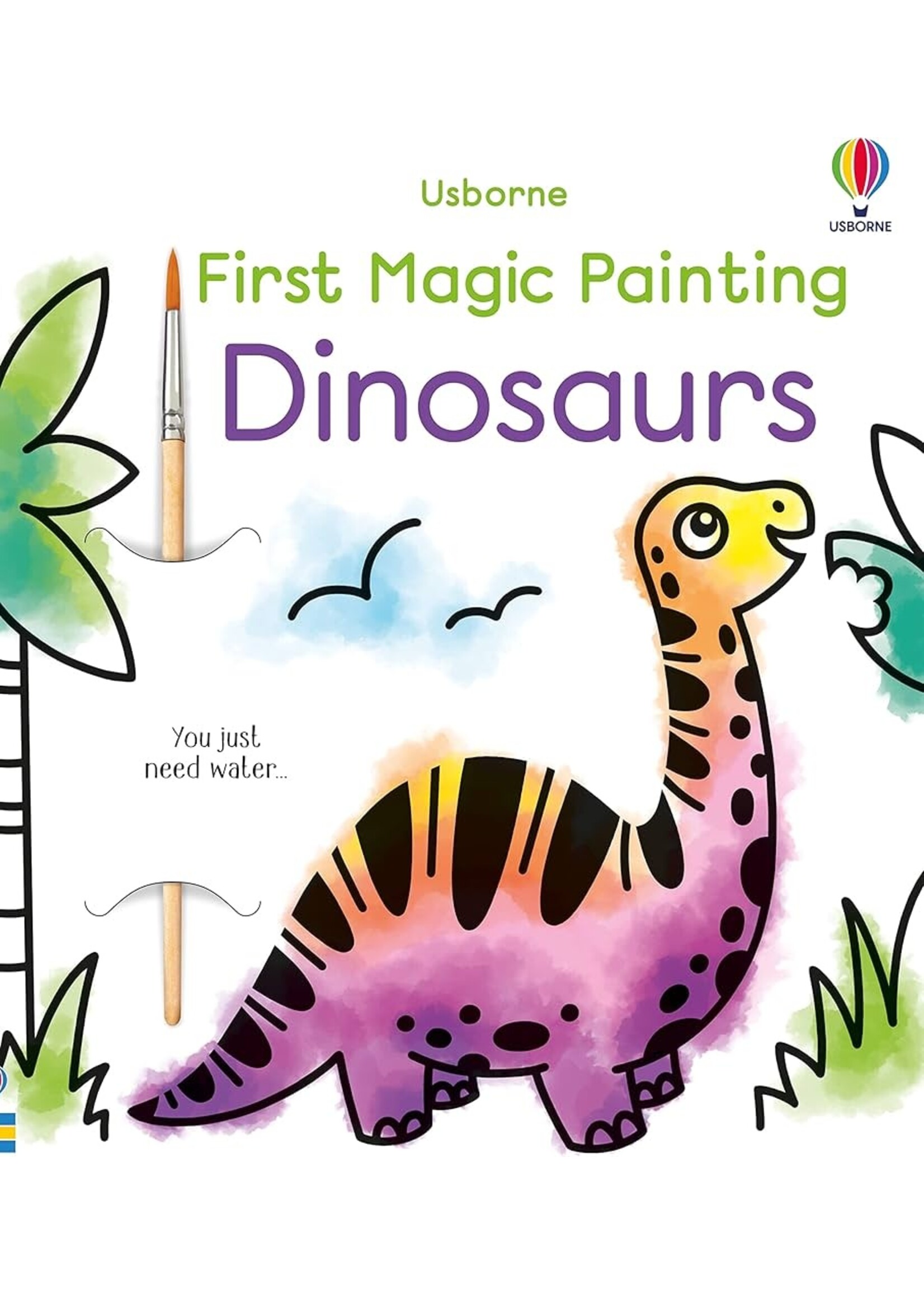 HARPER COLLINS BOOK FIRST MAGIC PAINTING DINOSAURS