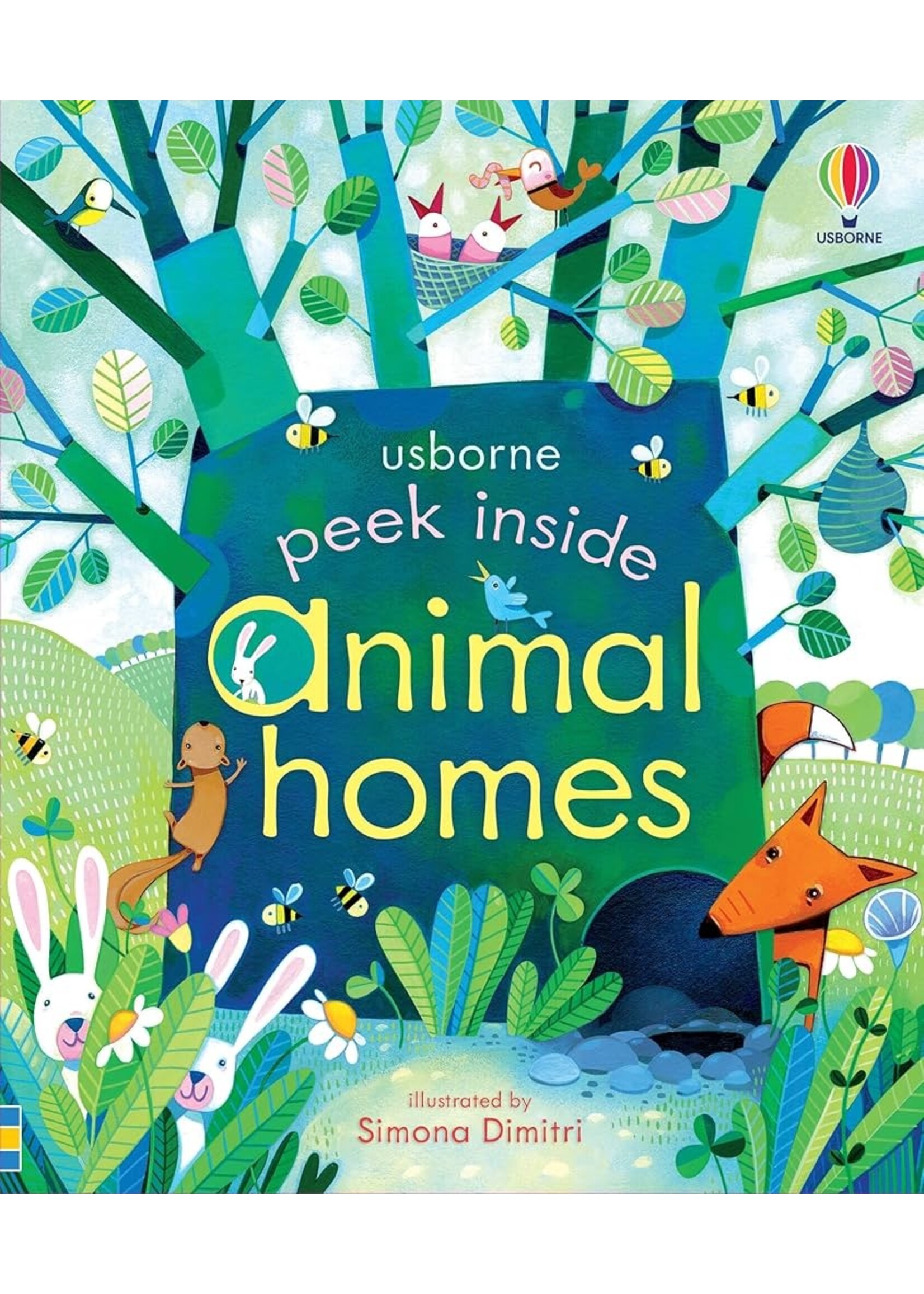 HARPER COLLINS BOOK PEEK INSIDE ANIMAL HOMES