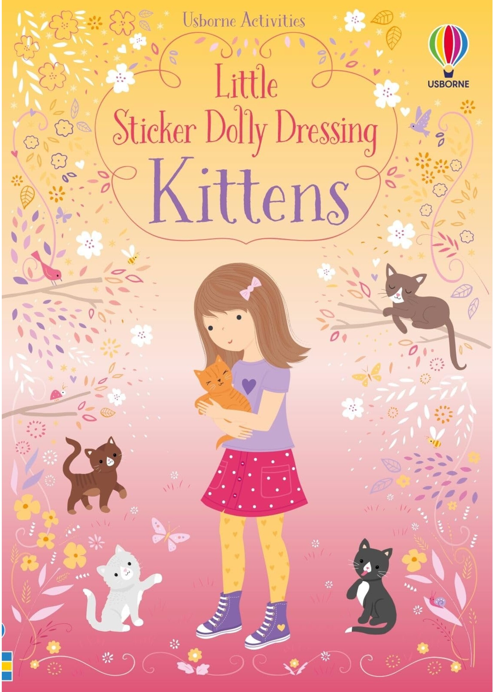 HARPER COLLINS BOOK LITTLE STICKER DOLLY DRESSING KITTENS