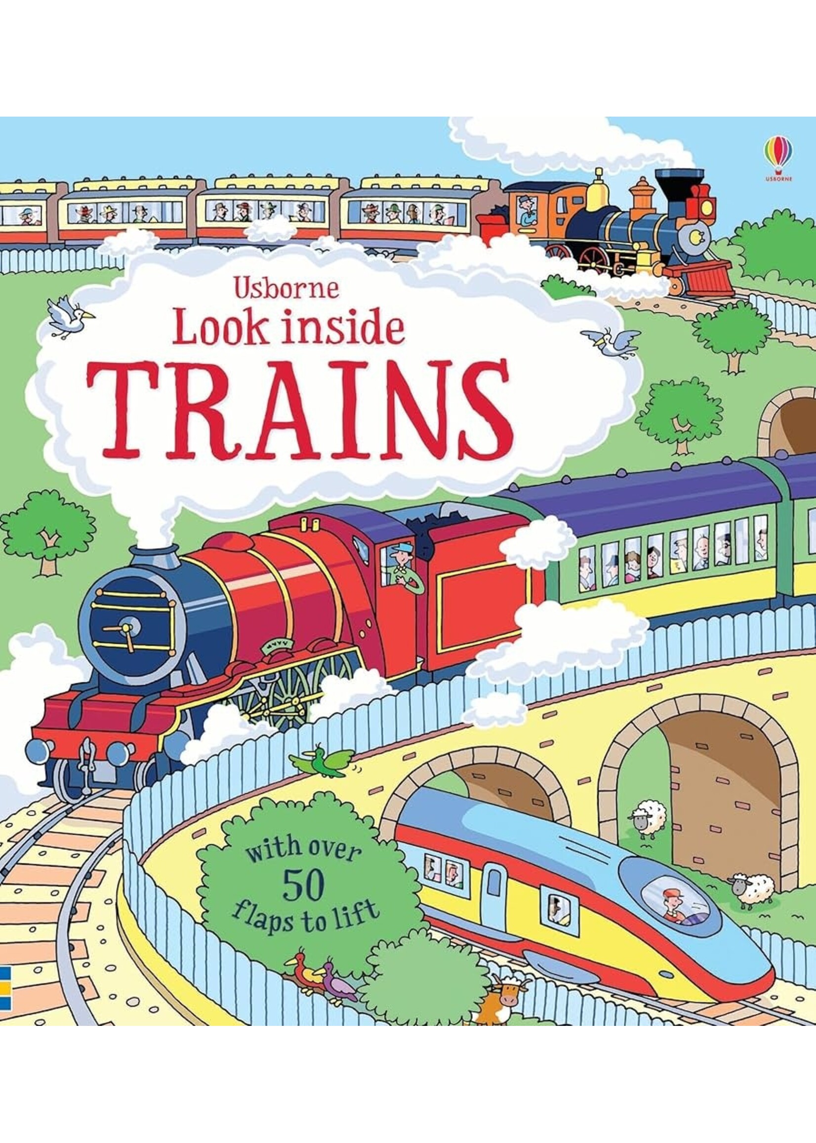 HARPER COLLINS BOOK LOOK INSIDE TRAINS